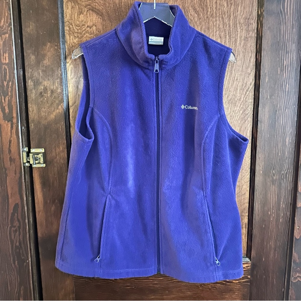 Columbia Purple Fleece Vest